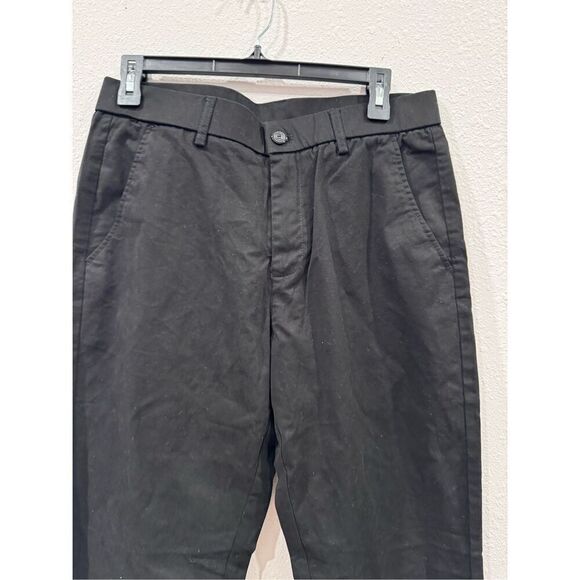 Plaid&Plain Men's Stretch Dress Pants Slim Fit Skinny Suit Pants 31x32 - Picture 2 of 7